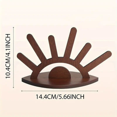 Wooden Ring Holder Stand Creative Jewelry Display for Ornaments Gift Package Included