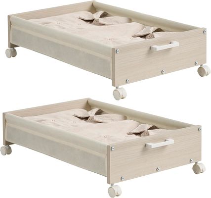 Tableware Storage Under Bed Drawers with Heavy Duty Wooden Containers and Logo Acceptable