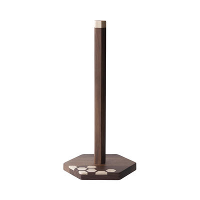 Logo Customized Logo Acceptable Varnished Wooden Toilet Paper Holder for Bathroom