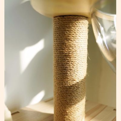 Customized Size Wood Cat Tower with Multi-Level Climbing Frame Scratcher Components