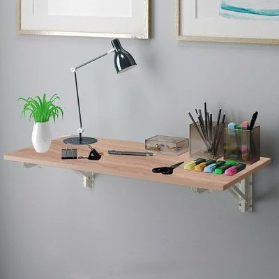 Custom Service Modern Design Solid Wood Folding Wall Shelf for Bathroom Wood Wall Decor