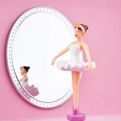 Gift Package Custom Princess MDF Pink Ballerina Theme Musical Jewelry Box for Girls