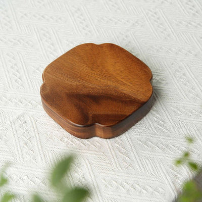 Customized Nut Box Grape Plate Serving Tray for South American Walnut Burned Printing