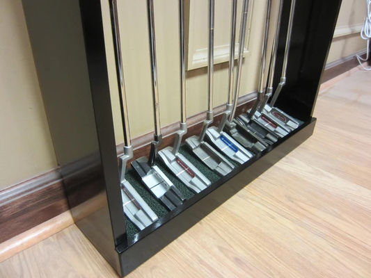 Black Finish Wood Floor or Wall Rack Ideal for Rare Scotty Cameron Golf Clubs Display