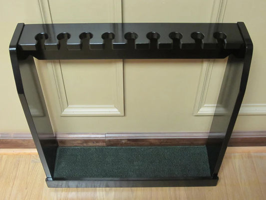 Black Finish Wood Floor or Wall Rack Ideal for Rare Scotty Cameron Golf Clubs Display