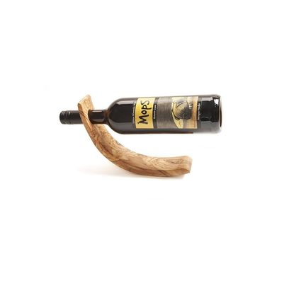 Custom Size and Color Service for Stamping Printing Handling Olive Wood Bottle Holder