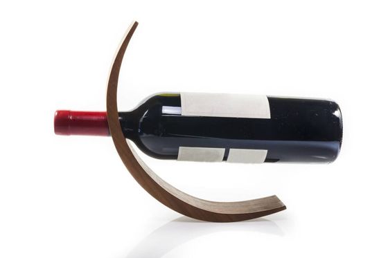 Custom Size and Color Service for Stamping Printing Handling Olive Wood Bottle Holder