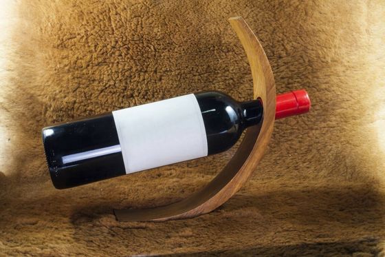 Custom Size and Color Service for Stamping Printing Handling Olive Wood Bottle Holder