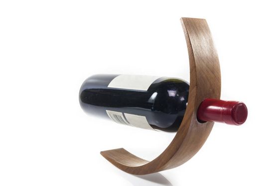 Custom Size and Color Service for Stamping Printing Handling Olive Wood Bottle Holder