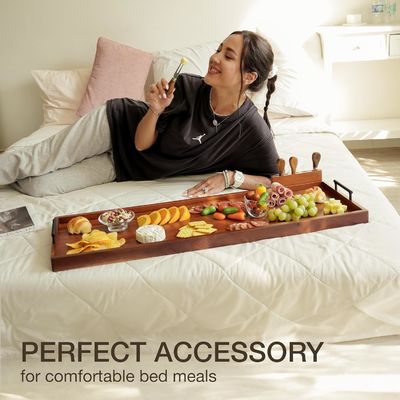 Large Wooden Serving Board Perfect for Displaying and Serving Your Favorite Cheeses