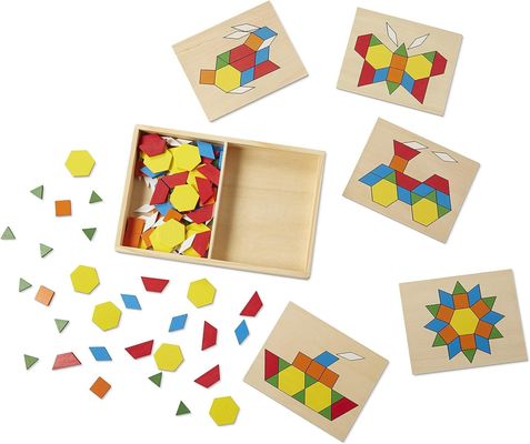 ISO9001 2008 FSCI BSCI Certified Wooden Rainbow Building Block Set for Early Education