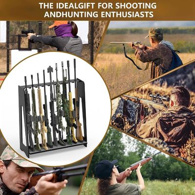 Storage Holders Racks Bathroom Vertical Shotgun Display Stand for Home or Garage Safe