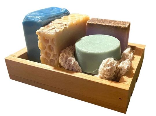 All-Season 14 Piece Handmade Wooden Soap Gift Sets Free Sample Provided Tomorrow
