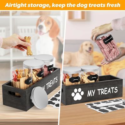 Functional Design Airtight Pet Food Organizer for Easy Access and Storage 6.2*6.2*4.48