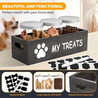 Functional Design Airtight Pet Food Organizer for Easy Access and Storage 6.2*6.2*4.48