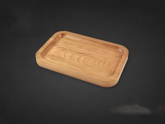 Wooden Plain Color Customized Serving Tray Laser Blanks 6X9X0.75 for Home Decoration