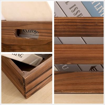 Home Decoration Custom Set of 3 Wooden Crate Pallets with Painted Technique