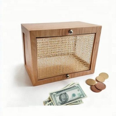 Wooden Piggy Bank with Counter A Fun and Functional Way to Reach Your Savings Goals