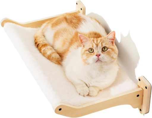 Wood Cat Wall Furniture Shelves with Removable Soft Cover Beds Living Room Furniture