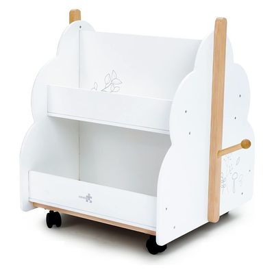 Functional Design Multifunction Wooden Book Rack for Children's Books