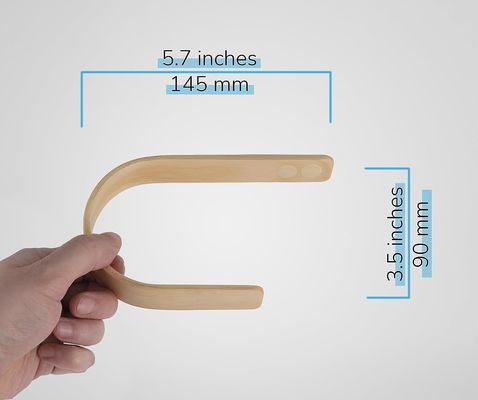 Wooden Curtain Pullbacks Set of 2 Modern Farmhouse Design for Anniversary Occasion