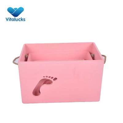 Polished Wooden Dog Crate with Tray for Storing Sundries and Fruits in Europe's Style