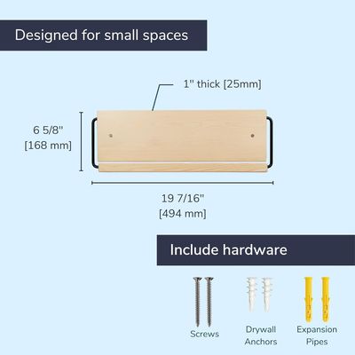 Wall Mounted Wooden Modern Slim and Small Shoe Storage Solution for Shoes in Kitchen