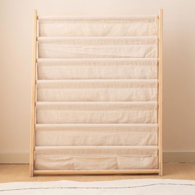 6 Tier Kids Book Rack for Bedroom Product Shelf Wood Book Storage Shelf Display