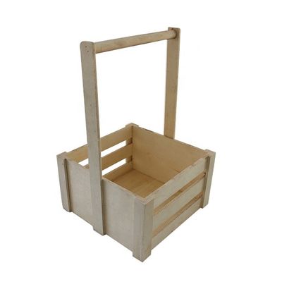 Custom Antique Wooden Pine Storage Baskets for Portable Fruit Organization