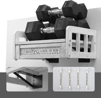 Transform Your Laundry Room with this Wall-Mounted Wooden Detergent Holder and Shelf