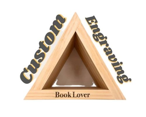 Customized Wooden Book Stand TIMBER Wood Type for Stickers Wooden Nightstand Book Holder