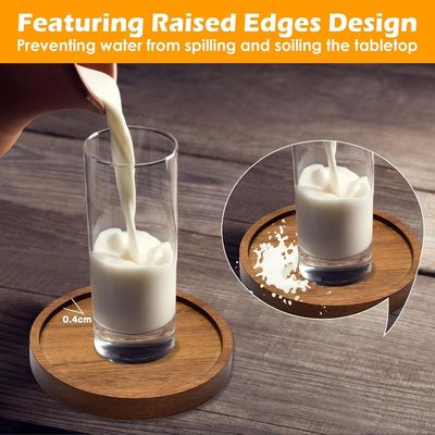 Customized Logo Acceptable Drink Coasters for Table Mats Pads Table Decoratio