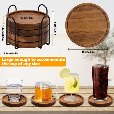 Customized Logo Acceptable Drink Coasters for Table Mats Pads Table Decoratio