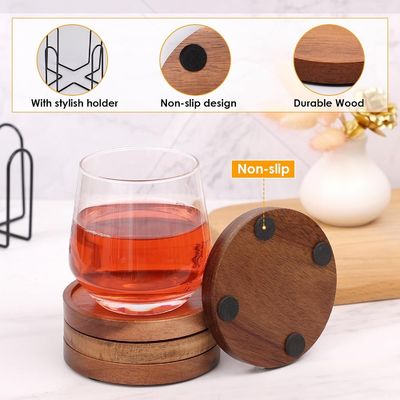 Customized Logo Acceptable Drink Coasters for Table Mats Pads Table Decoratio
