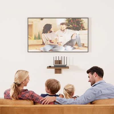 Customized Shape Floating TV Shelf for DVD Players Cable Boxes Routers Game Consoles