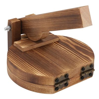 10 Inches Acacia Wood Tortilla Press Maker for Homemade Mexican Tortillera Guaranteed