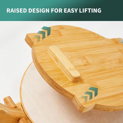 10 Inch Diameter Bamboo Tortilla Press Maker Customized for Homemade Mexican Tortillas