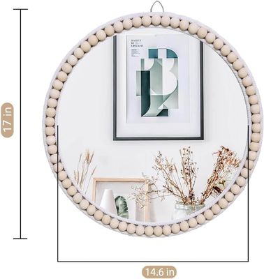 Hotel Home Bathroom Decoration Wood Bead Home Decorative Wall Hanging for Bedroom Nursery