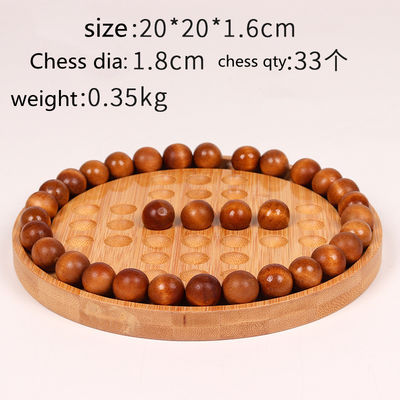 Customized Logo 202407 Bamboo Single Independent Chess Table Game for Adult and Children