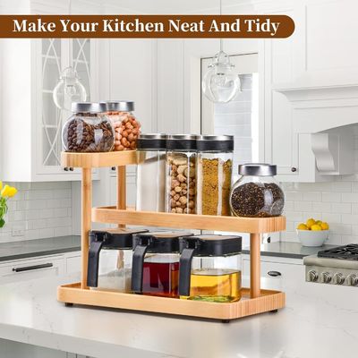 Home Organizer Multi Functional Storage Rack for Perfume Cosmetics Condiment and More
