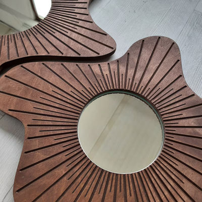 Beautiful Home Decor Wall Mirror Set of 3 for Dining Room and Entryway Decoration