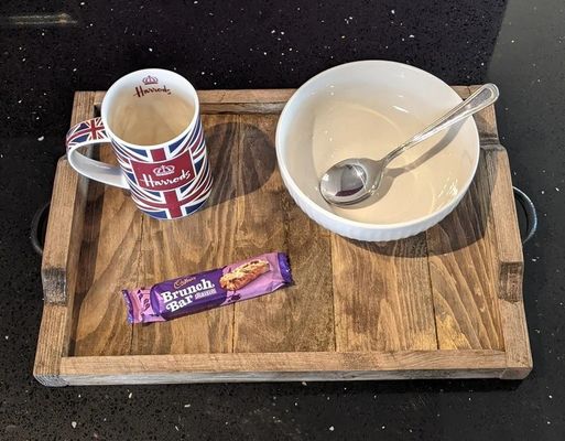 Custom Engraved Wooden Serving Tray Rustic Style for Coffee Table Display and Cup Holder