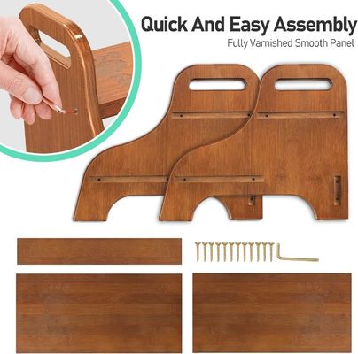 Photo Frame Wooden Baby Adjustable Height Helper Tower Kitchen Step Stool for Learning