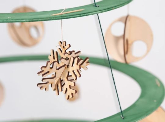 Create a Festive Atmosphere with Our Wooden Alberello Christmas Tree Customized Logo