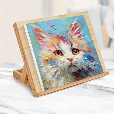 Gifts Stores Commercial Buyer Adjustable Angle Wooden Easels for Painting Tabletop Easel Stand