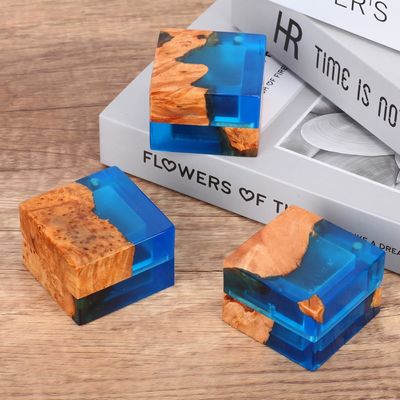 Single Slot Small Handmade Wooden Ring Box for Custom Order Elegant Vintage Jewelry Packaging