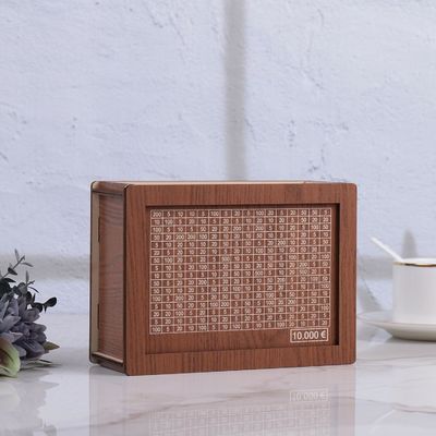 7.87 * 5.71 * 2.64 inch Wooden Money Banks for Adults Customizable and Durable