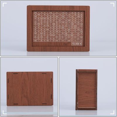 7.87 * 5.71 * 2.64 inch Wooden Money Banks for Adults Customizable and Durable