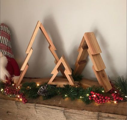 Wooden Christmas Tree AS YOUR REQUEST Perfect for Creating a Festive Ambience