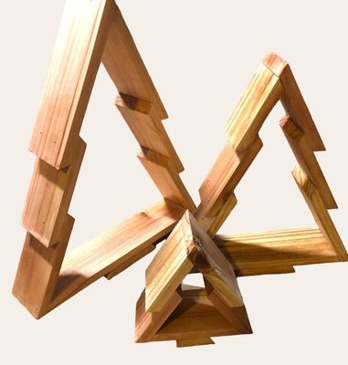 Wooden Christmas Tree AS YOUR REQUEST Perfect for Creating a Festive Ambience